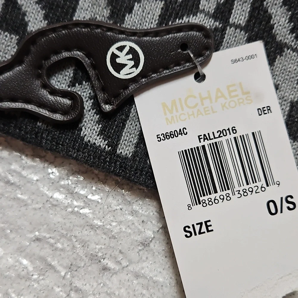 Michael Kors Black and Gray Headband - Picture 2 of 5